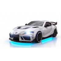 1:43 4WD Drift/Race Car TOYOTA SUPRA RTR - blanc Nouveau