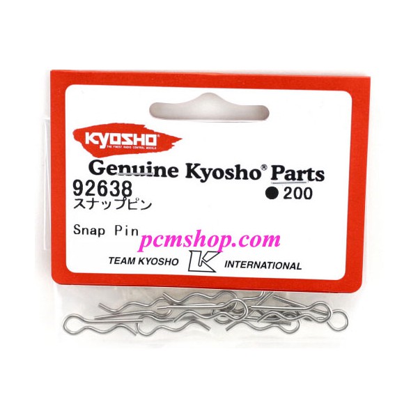 92638 KYOSHO CLIPS DE CARROSSERIE 1/10 (10PCS) - KYOSHO CORNER PARIS