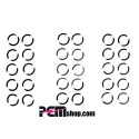 KYOSHO - SHIMS 5X7MM. (0.1/0.2/0.3) (10 EACH) 96643