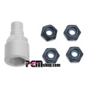 KYOSHO - NYLOC ALU WHEEL NUT/BLACK - MINI Z MZW13BK