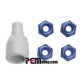 KYOSHO - NYLOC ALU NUTS BLUE - MINI Z MZW13BL