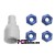 KYOSHO - NYLOC ALU NUTS BLUE - MINI Z MZW13BL