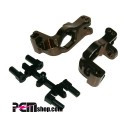 KYOSHO - FRONT HUB CARRIER SET INFERNO MP9 (13DEG) ALUMINIUM IFW412