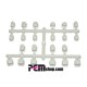 KYOSHO SUSPENSION BUSH SET - MP9 / WHITE