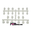 KYOSHO - SUSPENSION BUSH SET - MP9 / WHITE IF442W