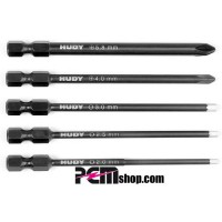 HUDY SET OF POWER TOOL TIPS (HEX 2, 2.5, 3MM, PHILILPS 4, 5.8MM)