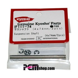 KYOSHO - 4X74MM SHAFT (2) - FT/RR LOWER - IF338/IF314