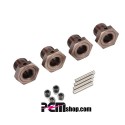 KYOSHO WHEEL HUB (GUN METAL - NARROW) - MP9/MP777 (4)