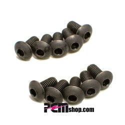 KYOSHO - HEX BUTTON SCREWS 4X10MM (10) 1-S14010H