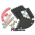 KYOSHO ANGLES 45o POUR CIRCUIT 87051 (12pcs)