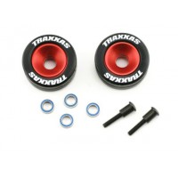 TRAXXAS - Roue Alu barre anti wheeling rouge ref 5186