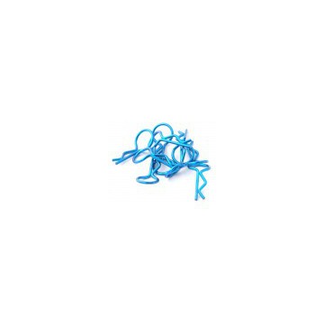 HOBBYTECH CLIPS DE CARROSSERIE 1/8 (10PCS) BLEUS 