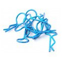 HOBBYTECH CLIPS DE CARROSSERIE 1/8 (10PCS) BLEUS 