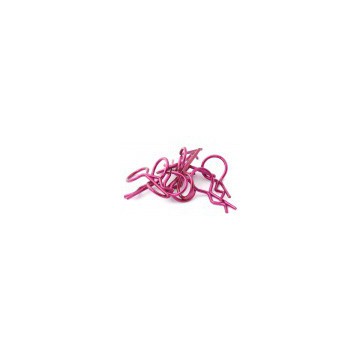 HOBBYTECH CLIPS DE CARROSSERIE 1/8 (10PCS) PURPLE 