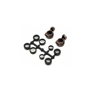 KYOSHO - PORTE-FUSEES ARR V2 RB5/RB6/ZX5/RT/SC EN ALU O DEGREE UMW704-0