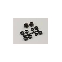 KYOSHO PORTE-FUSEES ARR V2 RB5/RB6/ZX5/RT/SC EN ALU 5 DEGREES UMW704-5