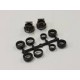 KYOSHO PORTE-FUSEES ARR V2 RB5/RB6/ZX5/RT/SC EN ALU 5 DEGREES UMW704-5