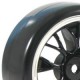 Fastrax 4 pneus 1/10th DRIFT montés/collée jantes noires ref FAST0093B