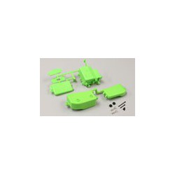 KYOSHO - RECEIVER AND BATTERY BOX INFERNO MP9 - FLUO GREEN IFF001KG 