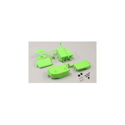 KYOSHO - BOITIER RECEPTEUR ET BATTERIE INFERNO MP9 - FLUO VERT IFF001KG