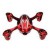 HUBSAN X4C MINI QUADCOPTER BODYSHELL ASSEMBLY - ROUGE REF H107-A21