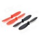 HUBSAN X4 MINI QUADCOPTER HELICES DE RECHANGE ROUGES/NOIRES