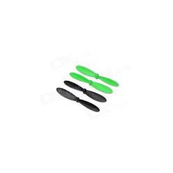 HUBSAN X4 MINI QUADCOPTER HELICES DE RECHANGE VERTES/NOIRES