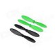 HUBSAN X4 MINI QUADCOPTER HELICES DE RECHANGE VERTES/NOIRES