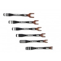 T-WORKS - SET DE CLÉS DE RÉGLAGES POUR PAS INVERSÉS 3/4/5/5.5/6/7 MM TT-015